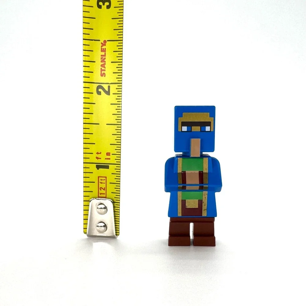 LEGO Minecraft Wandering Trader Minifigure Blue Robe Villager 21167 - Picture 7 of 7